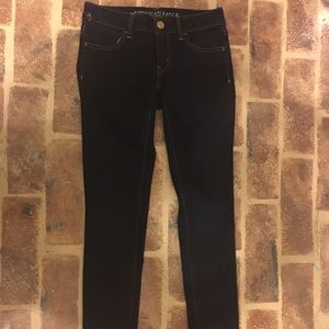 Dark skinny jeans!